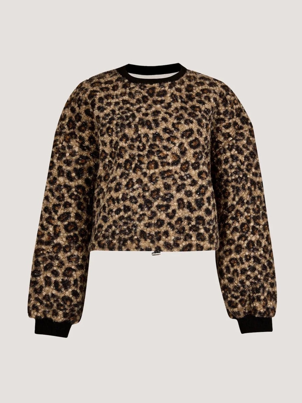 Apricot ๐ - super cute leopard sherpa with draw string - Picture 6 of 7
